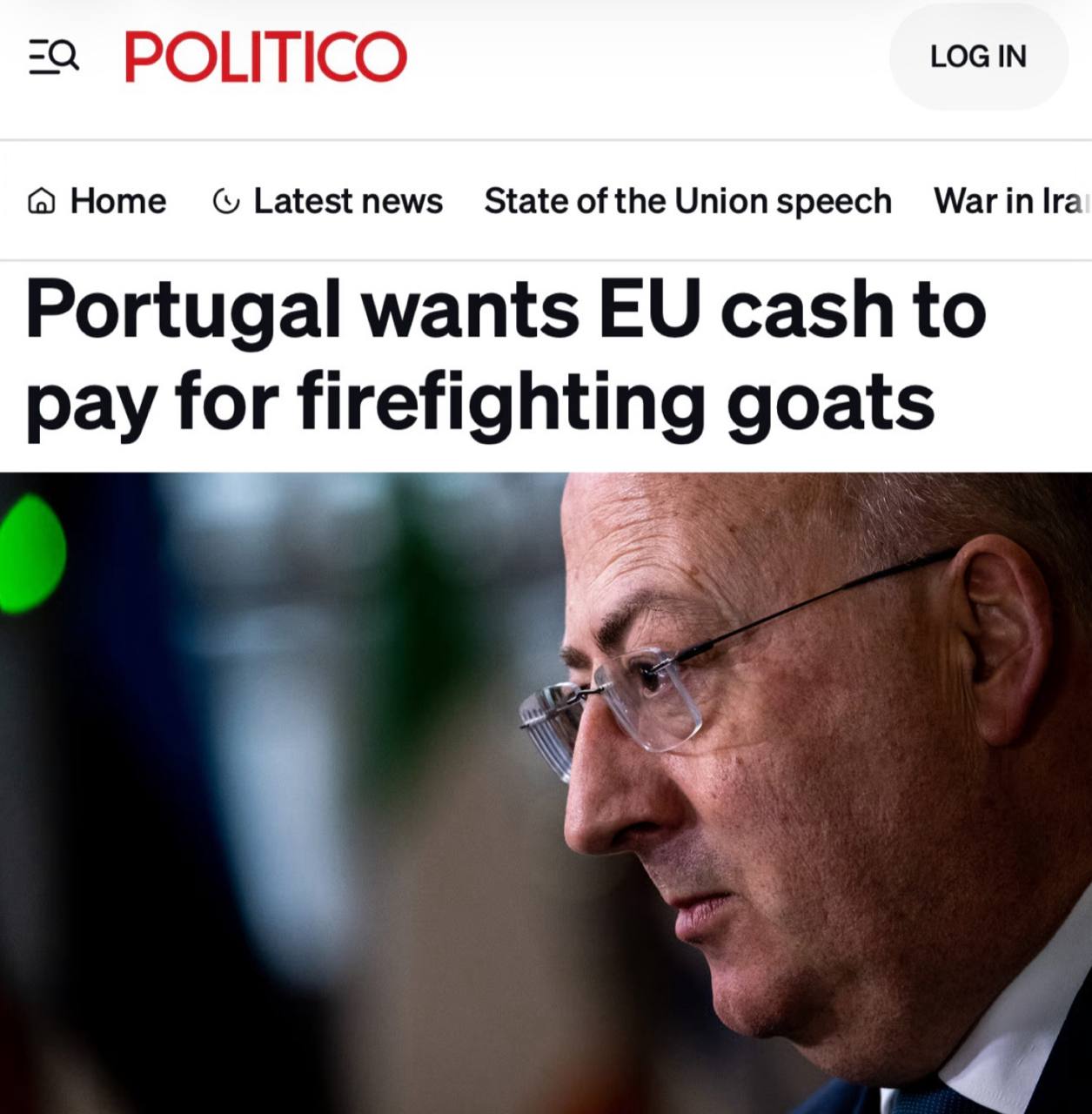 Portugal proposes EU pay shepherds to graze goats in wildfire-prone areas