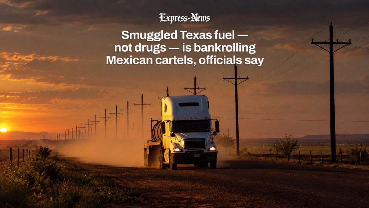 Cartels smuggle $12–21 billion in fuel from Texas to Mexico annually