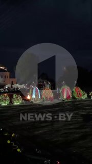 A minute of silence held in the Brest Fortress to honor those killed in the Great Patriotic War