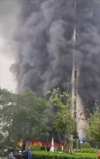 Electric scooters catch fire near residential building in China