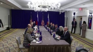 Talks between Russian Foreign Minister Sergey Lavrov and US Secretary of State Marco Rubio begin in New York