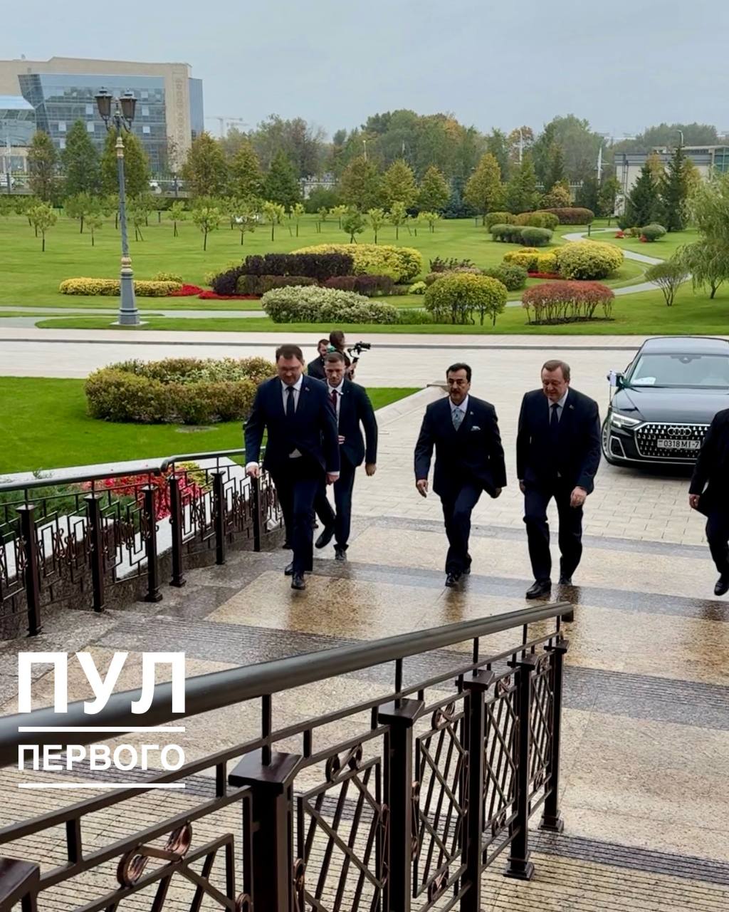 High Guests at the Palace of Independence: Pakistani Senate Chairman Arrives in Belarus