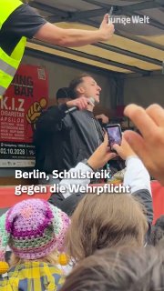German Students Protest Possible Return of Military Draft