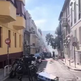 Six killed in explosion and building collapse in central Athens