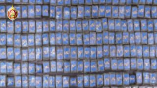 38 kg of hashish seized. Shipment came from Lithuania