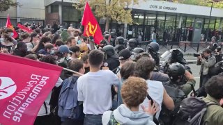 Over 100 French schools damaged in high school student protests, education minister says