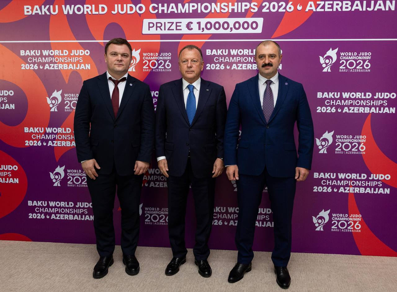 Belarus NOC President Viktor Lukashenko meets IJF chief Marius Vizer