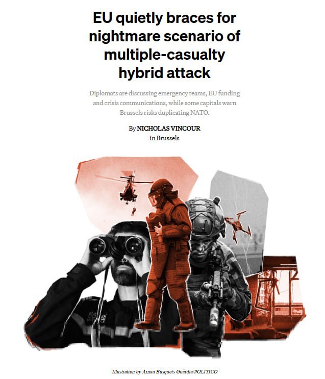 EU prepares for possible 'nightmare' hybrid attack from outside — Politico