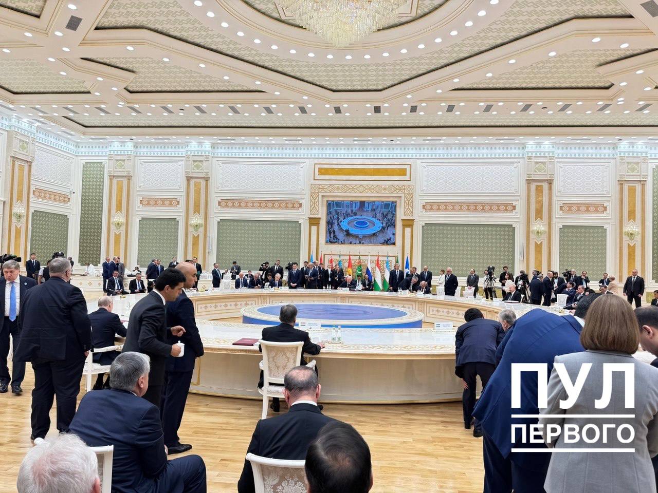 Signing ceremony of final documents at the CIS Council of Heads of State meeting