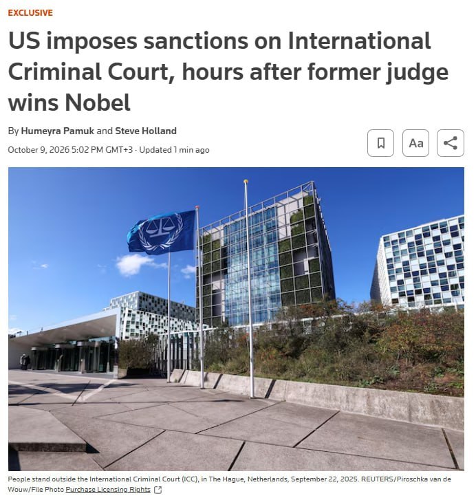 US Imposes Strict Sanctions on the ICC