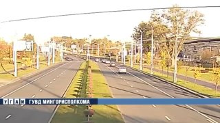 Four elderly injured in car crash on Prospekt Pobediteley