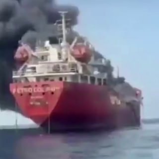 Oil tanker with 750,000 barrels of crude hits mine in Strait of Hormuz