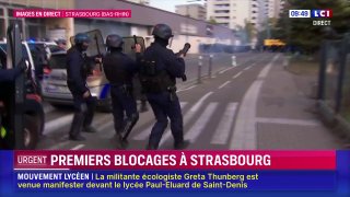 Clashes with police erupt in Strasbourg, France; tear gas used against protesters