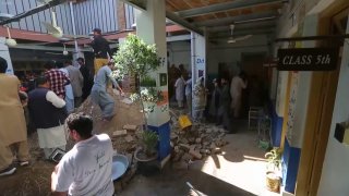 Number of dead in Pakistan school roof collapse rises to 35