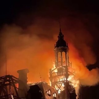 Bell tower collapses onto city hall roof in French commune Limoges during riots