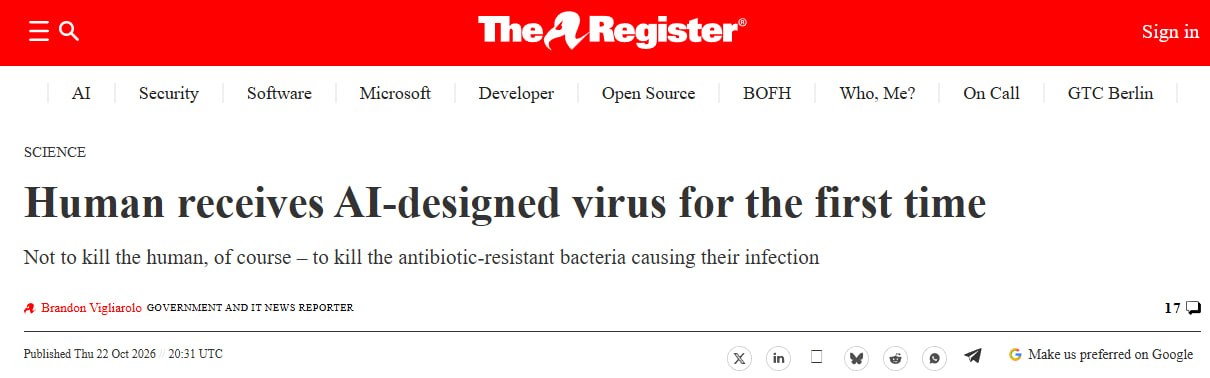 AI-designed virus used to fight superbug in UK patient