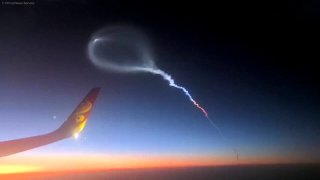 A 'space jellyfish' appeared in the sky over China after Long March 6 rocket launch