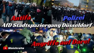 Far-right AfD politician chased by leftist crowd in Düsseldorf