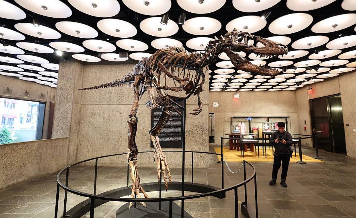 Esqueleto de dinosaurio vendido por 47,3 millones