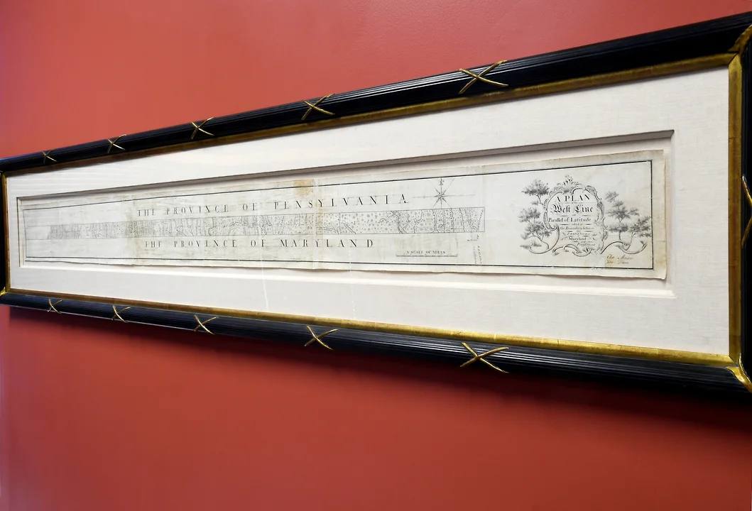 Original Mason-Dixon Line manuscript map to be auctioned in the US