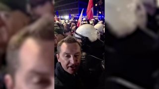 Police are just pushing people away