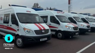 Ambulances, resuscitation vehicles, and buses ready in Gomel for evacuated people