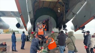 Second plane with residents of Aleshki arrives in Gomel