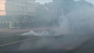 Geneva police use tear gas at protest against G7 summit