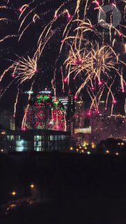 ¡Fuegos artificiales por el Día de la Independencia!