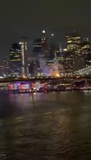 Fire breaks out on Brooklyn Bridge due to holiday fireworks in New York