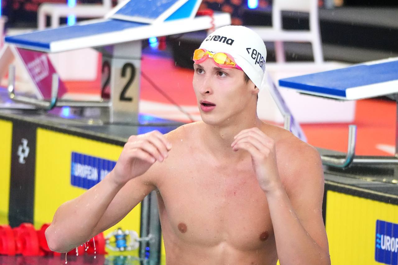 Artem Yermak wins silver at European Junior Swimming Championships in Munich