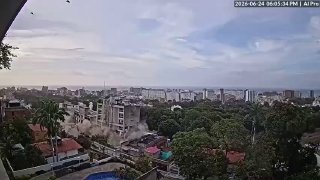 Le telecamere hanno registrato il terremoto in Venezuela