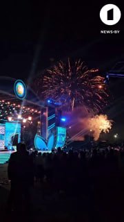 Небо над Александрией озарили фейерверки