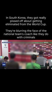 South Korean channels blur face of former national football team coach