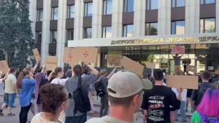 Footage of protests in Dnipro; Rada lawmakers fear vote on Igor Klymenko as Ukraine's defense minister