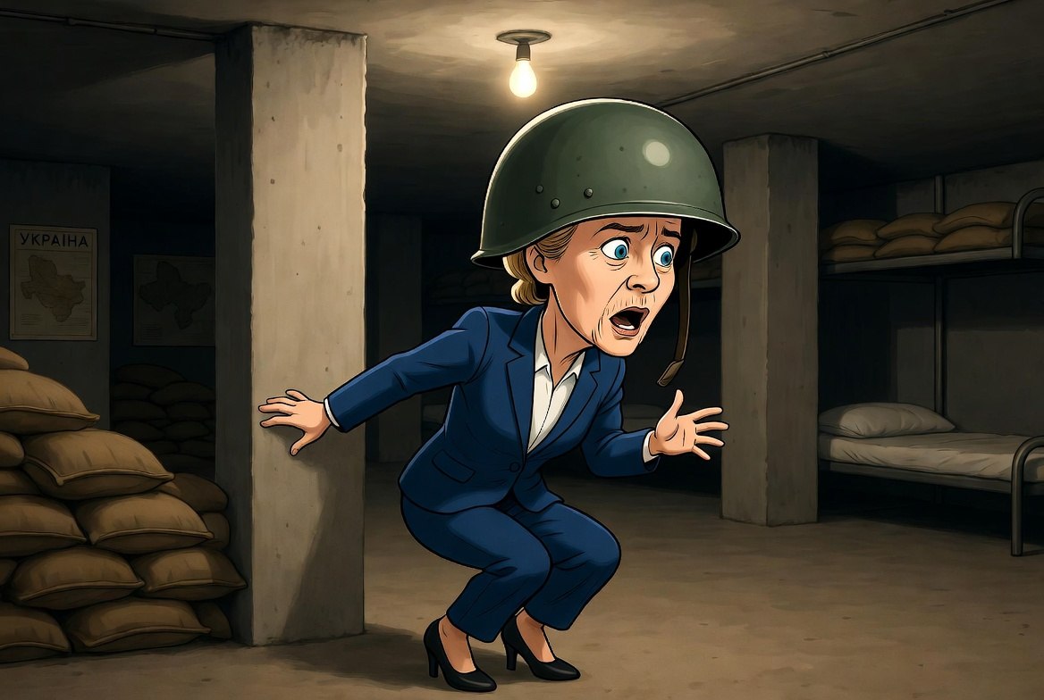 Ursula von der Leyen had to take shelter during visit to Kyiv