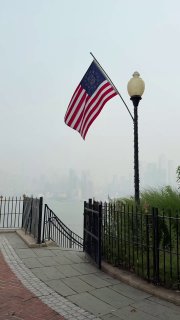 Dense smoke from Canadian wildfires blankets New York ahead of World Cup final