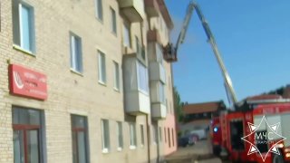 MCHS rescues 6 people, including 5 children, in fire in Nesvizh