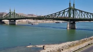 Water level in the Danube drops due to abnormal heat in Hungary