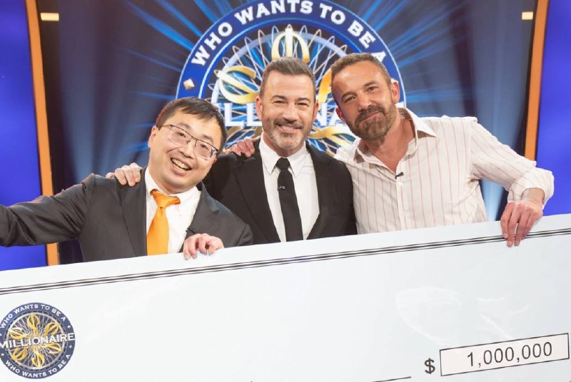 Ben Affleck and Jeopardy! Champion Jamie Dinh Win $1 Million on 'Who Wants to Be a Millionaire?'