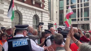 Dozens arrested in London at protest against ban on Palestine Action