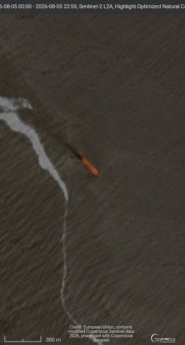 Satellite images show Greek tanker 'Minoan Pioneer' transferring fuel in Strait of Hormuz