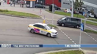 Eismo įvykis Kazimirovskos gatvėje Minske