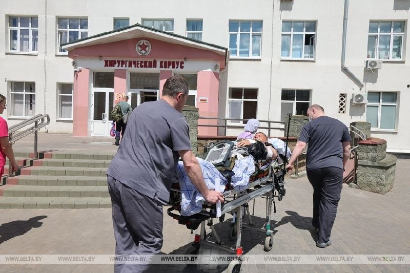 Man injured in Bryansk region to be hospitalized in Belarus military clinic