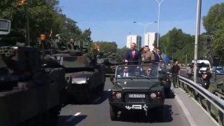 Poland holds largest military parade in its history with allied forces