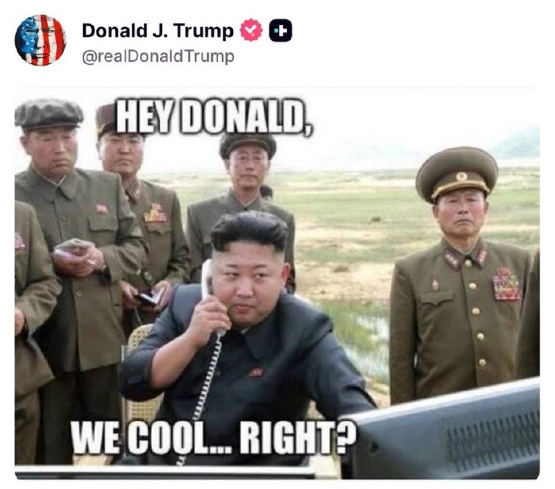 Trump published photo of Kim Jong Un with phone after proposing talks