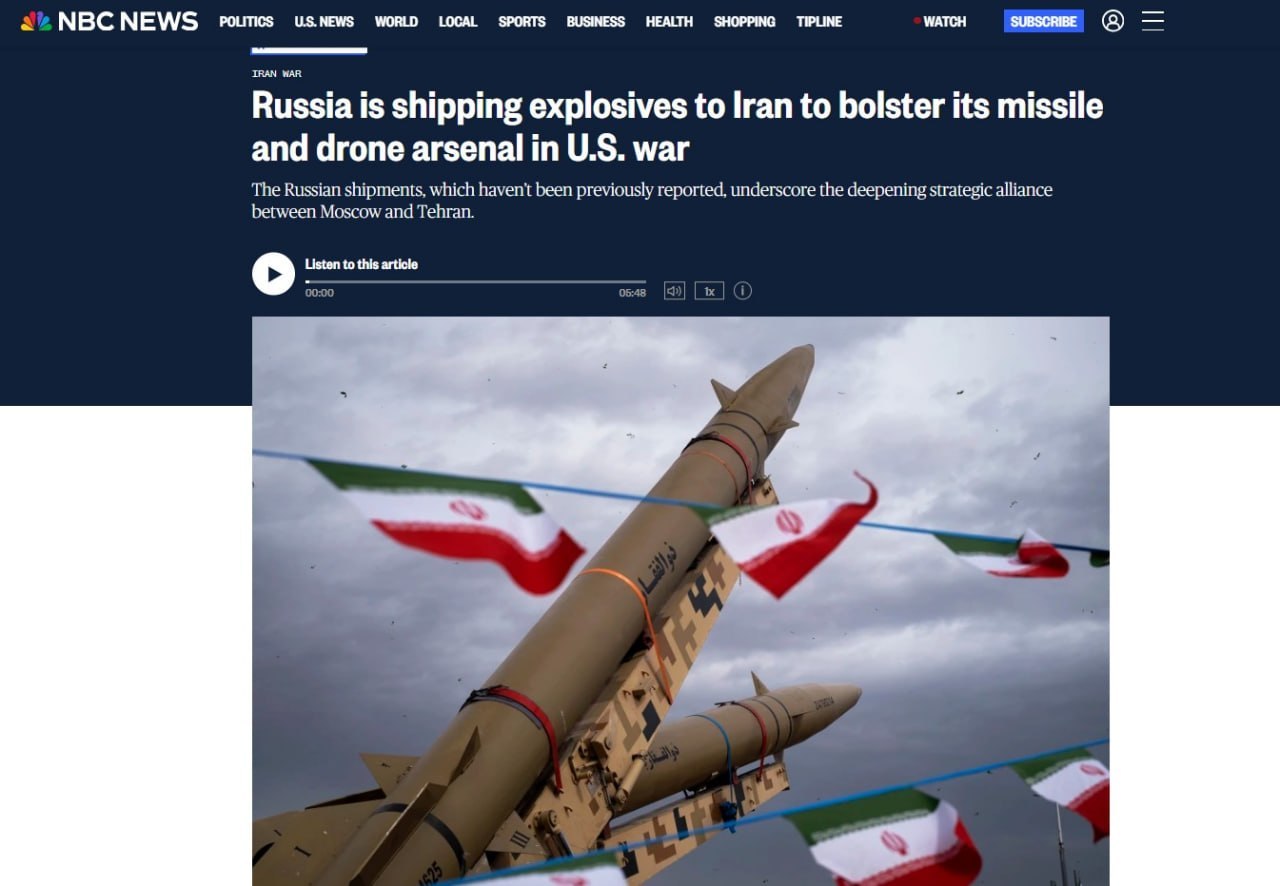 Europe Tries Again to Draw Trump into Ukraine Support with NBC's Dubious Iran-Russia Document