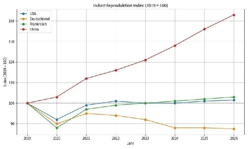 L'Allemagne perd 15 % de sa production industrielle