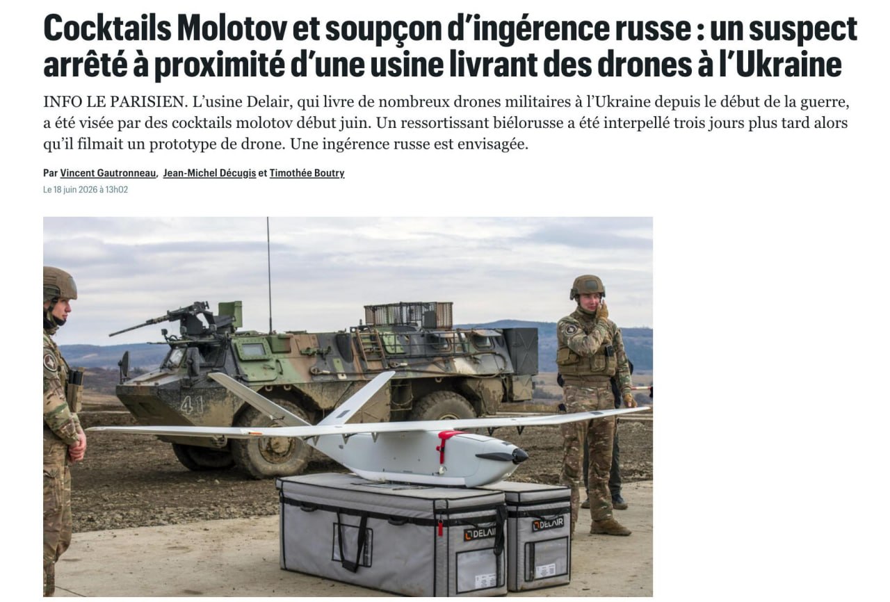 Delair drone factory in France attacked with Molotov cocktails