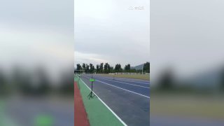 Humanoid robot in China breaks world record in 100 meters